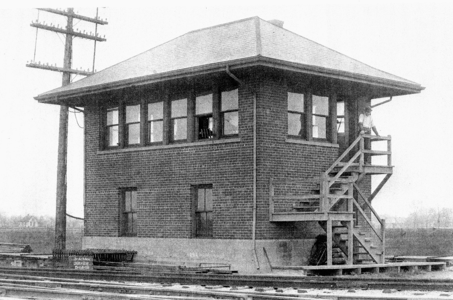 North Yard Tower in 1919